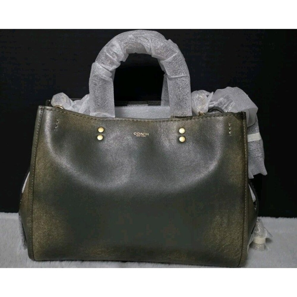 COACH ROGUE 31 IN GREEN LOVED LEATHER – CEN42 - NWT